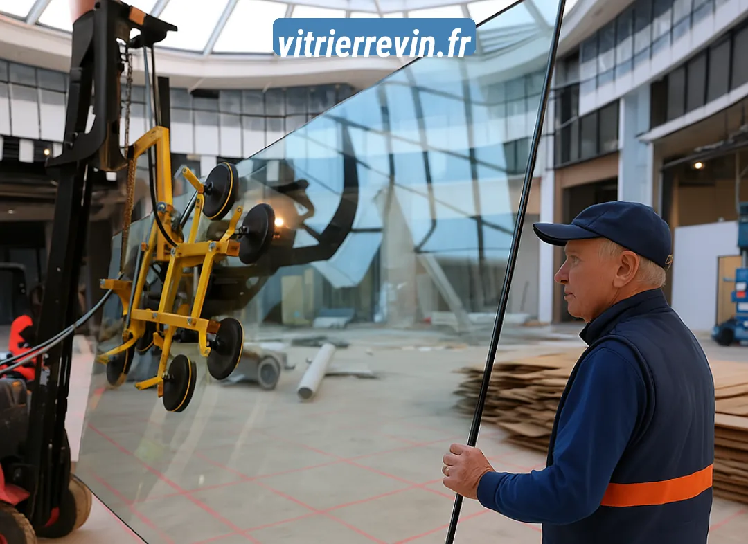 Remplacement de vitrine magasin Revin